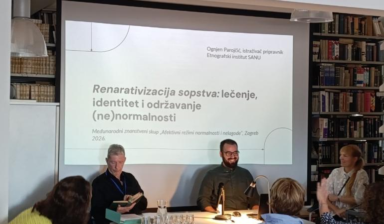 Огњен Паројчић учествовао на међународној научној конференцији ,,Афективни режими нормалности и нелагоде"