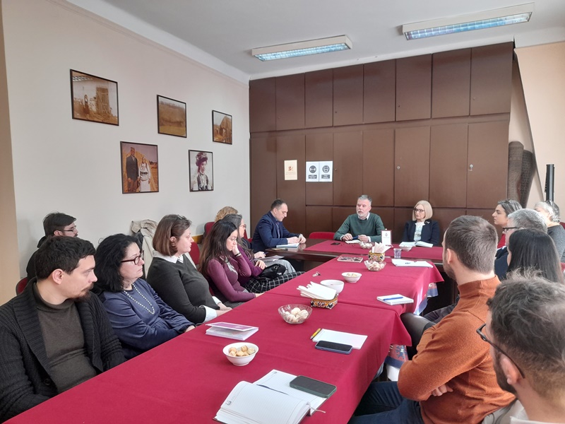 A meeting of associates of the SASA IE and the Museum of Genocide Victims was held