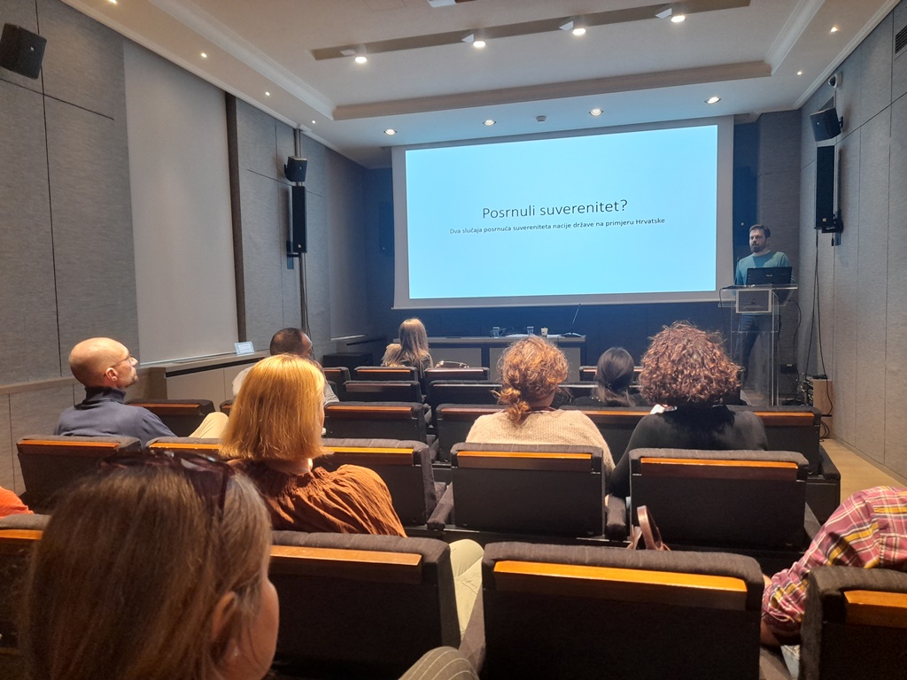 Lecture held on “Sovereignty has faltered? Two cases of sovereignty falter of a nation-state with the example of Croatia”